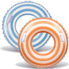 2PCS Pool Floats for mature-themed Striped Swim Ring Pool Floaties Inflatable Swimming Pool Raft Party Water Large Summer Beach Lounger Float Party Supplies (120#Multi Lollipop 2)