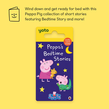 Yoto Peppa Pig: Bedtime Stories, By Ladybird - Kids Audio Card For Use With Player & Mini All-In-1 Audio Device, Screen-Free Lis