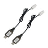 Charger Replacement for Nerf Rival - 9.6V Tamiya Connector RC Car Airsoft NiCd Battery Charging Cable, 2 pcs
