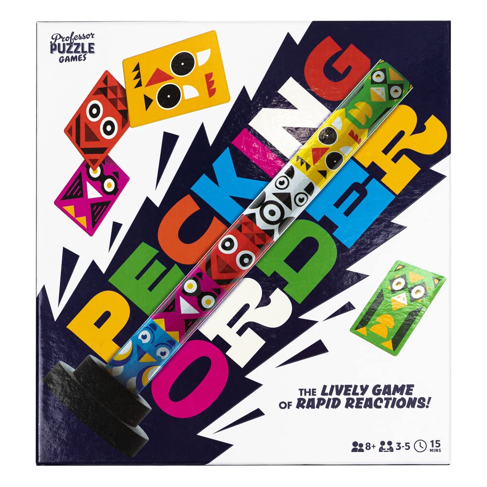 Professor Puzzle Pecking Order - The Lively Game Of Rapid Reactions For The Whole Family.