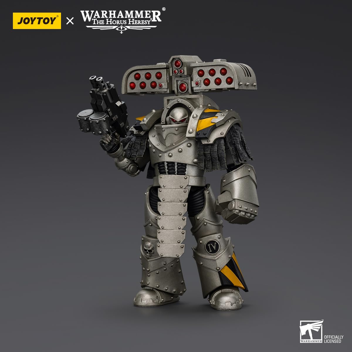 Beerise Joytoy 1/18 Action Figures - Warhammer The Horus Heresy Iron Warriors Tyrant Siege Master Terminator With Rocket Launche