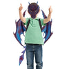 Darlion Kids Dragon Wings Costume Children'S Props Cosplay Wing Dinosaur Tail Mask Set (Purple)