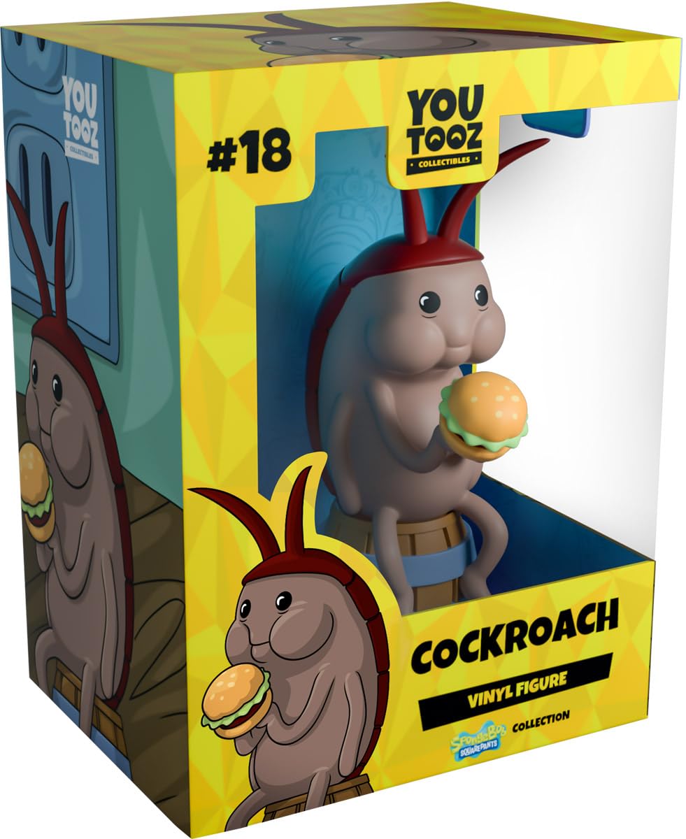 Youtooz Cockroach 4.8'' Inch Vinyl Figure, Official Licensed Cockroach Collectible From Spongebob Squarepants By Youtooz Spongeb
