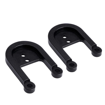2Pcs Aluminum Front/Rear Shock Tower Hoops Bracket Mount For 1/10 Rc Car Rc4Wd Gelande Ii Chassis (Rear Shock Hoops)