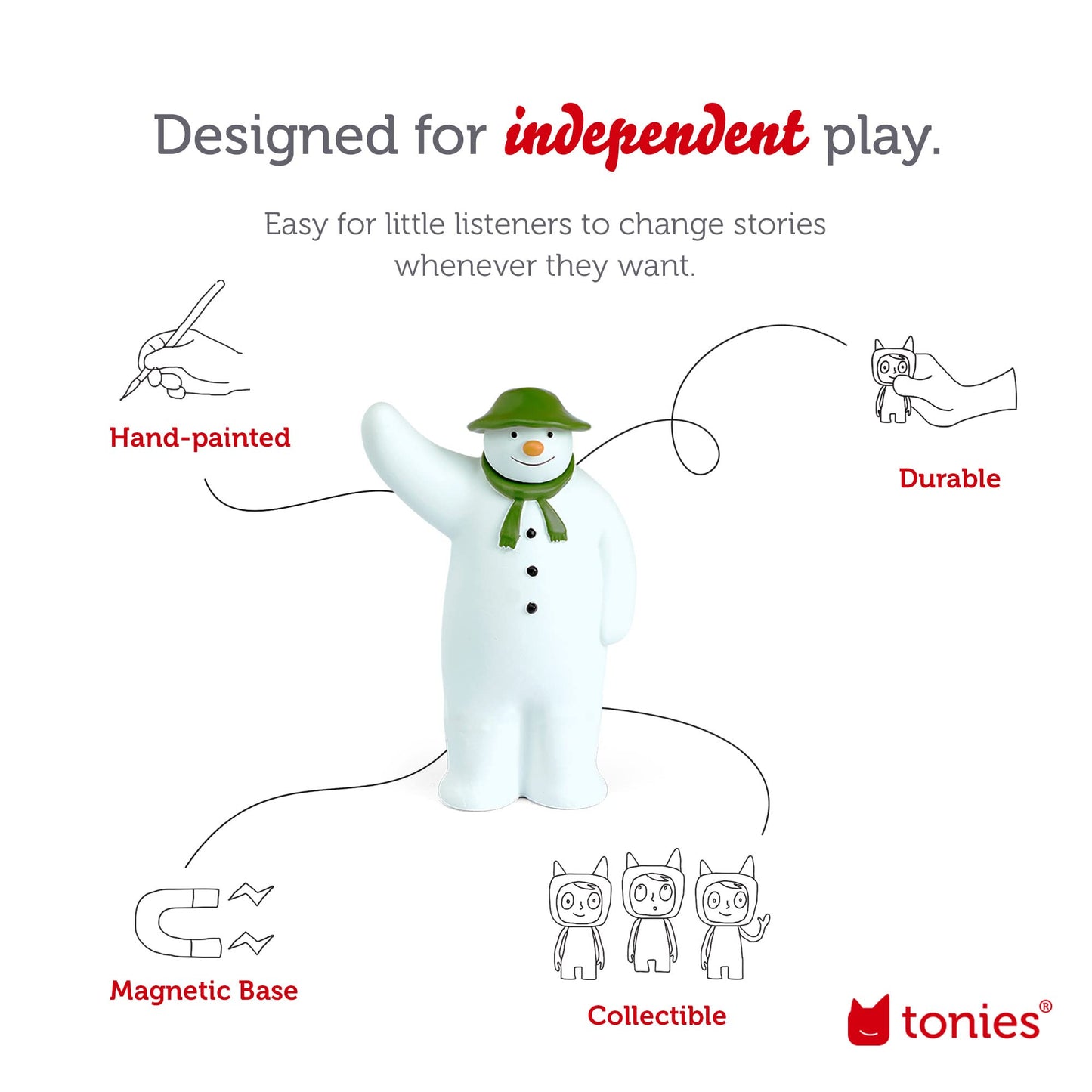 Tonies The Snowman & The Snow Dog Audio Play Character
