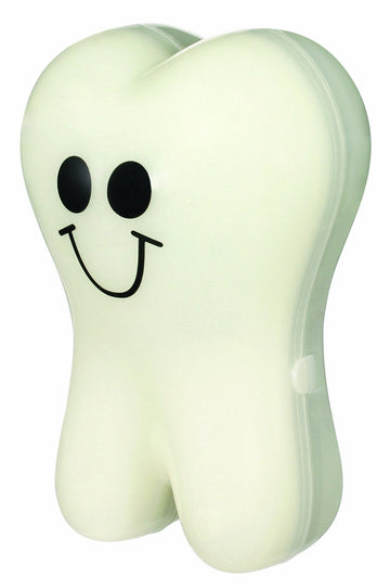 Toysmith Twinkle Toof Tooth Toy, 3.5-Inch Black Plastic, Model 9102, For Boys & Girls Ages 3+