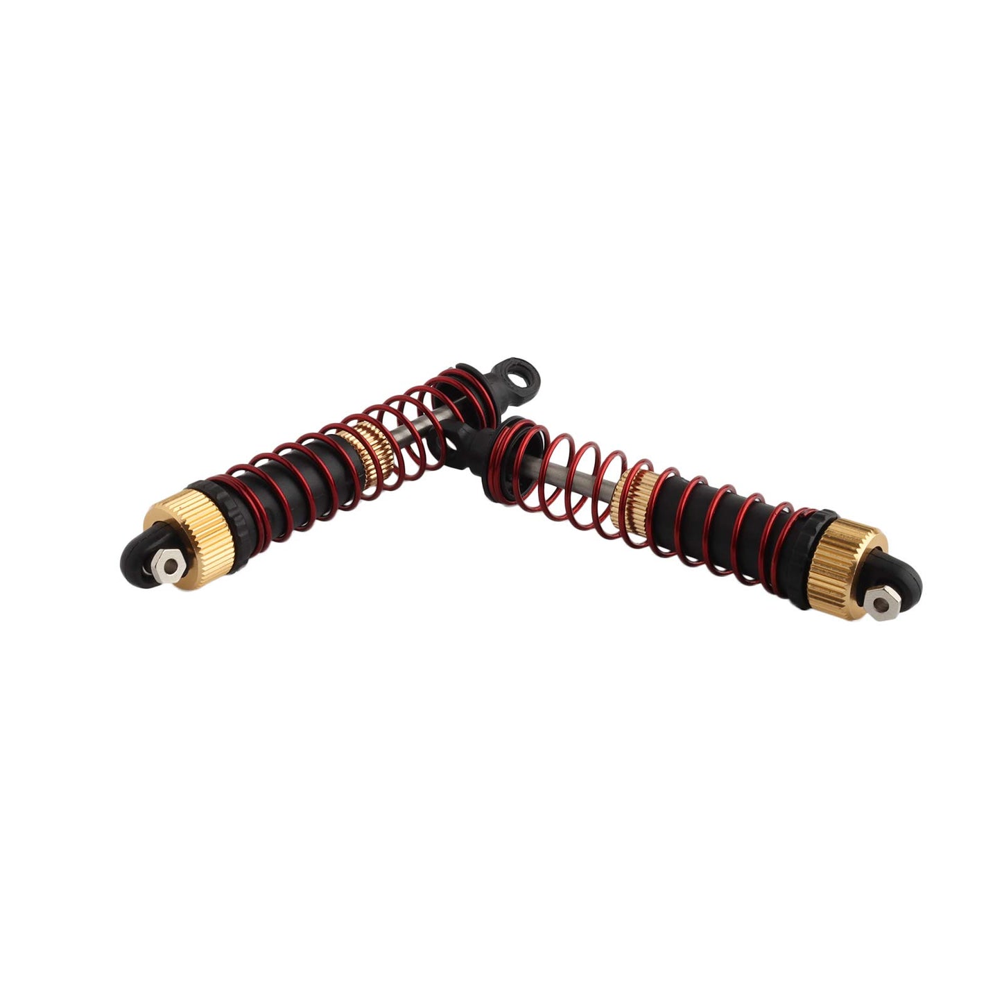 GDOOL 4 PCS Aluminum Alloy Shock Absorber Assembled Metal Oil Filled Shocks 9125 Upgrade Parts 25-ZJ03 LG-ZJ03 920-ZJ03 for 1:10