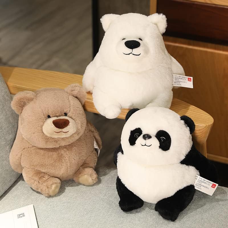 Cute Sitting Polar Bear Stuffed Animals Plush Dolls,Soft Bear Plush Toy Bedtime Friend,Hugging Plush Toys Companion,Halloween Ch