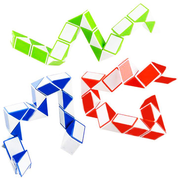 The Dreidel Company Snake Cube Twist Puzzle Magic Snake Sensory Toys Collection Brain Teaser Party Favors Game Goodie Bags Fille