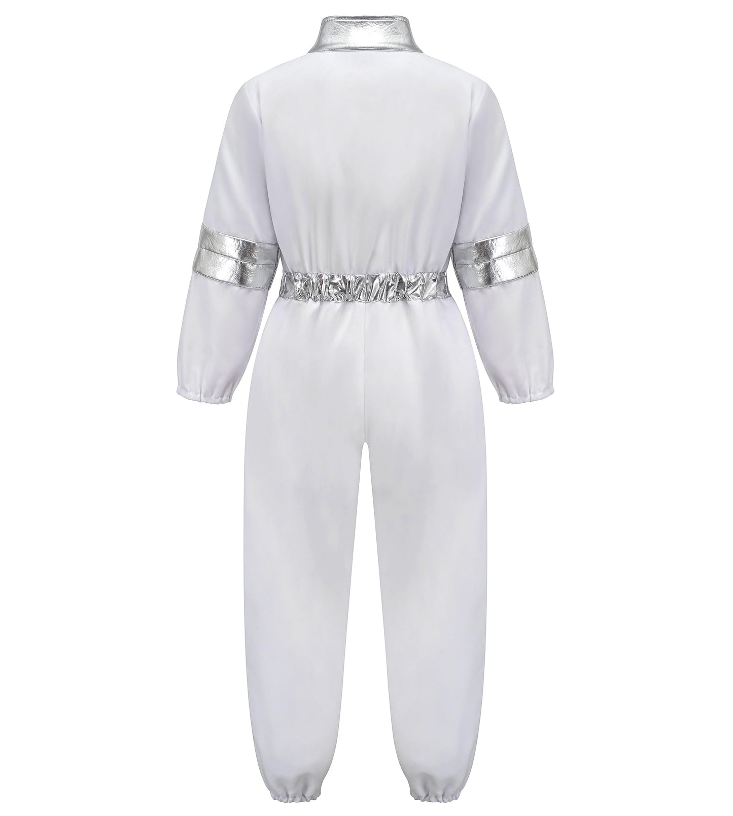 Gz-Laopaitou Astronaut Costumes For Boys Girls Space Jumpsuit Pilot Costume For Kids Halloween Cosplay Dress Up