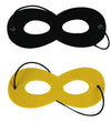Beacone 2pcs Hero Felt Eye Masks for Kids Role Playing Half Masks Halloween Costumes Birthday Party Dress up