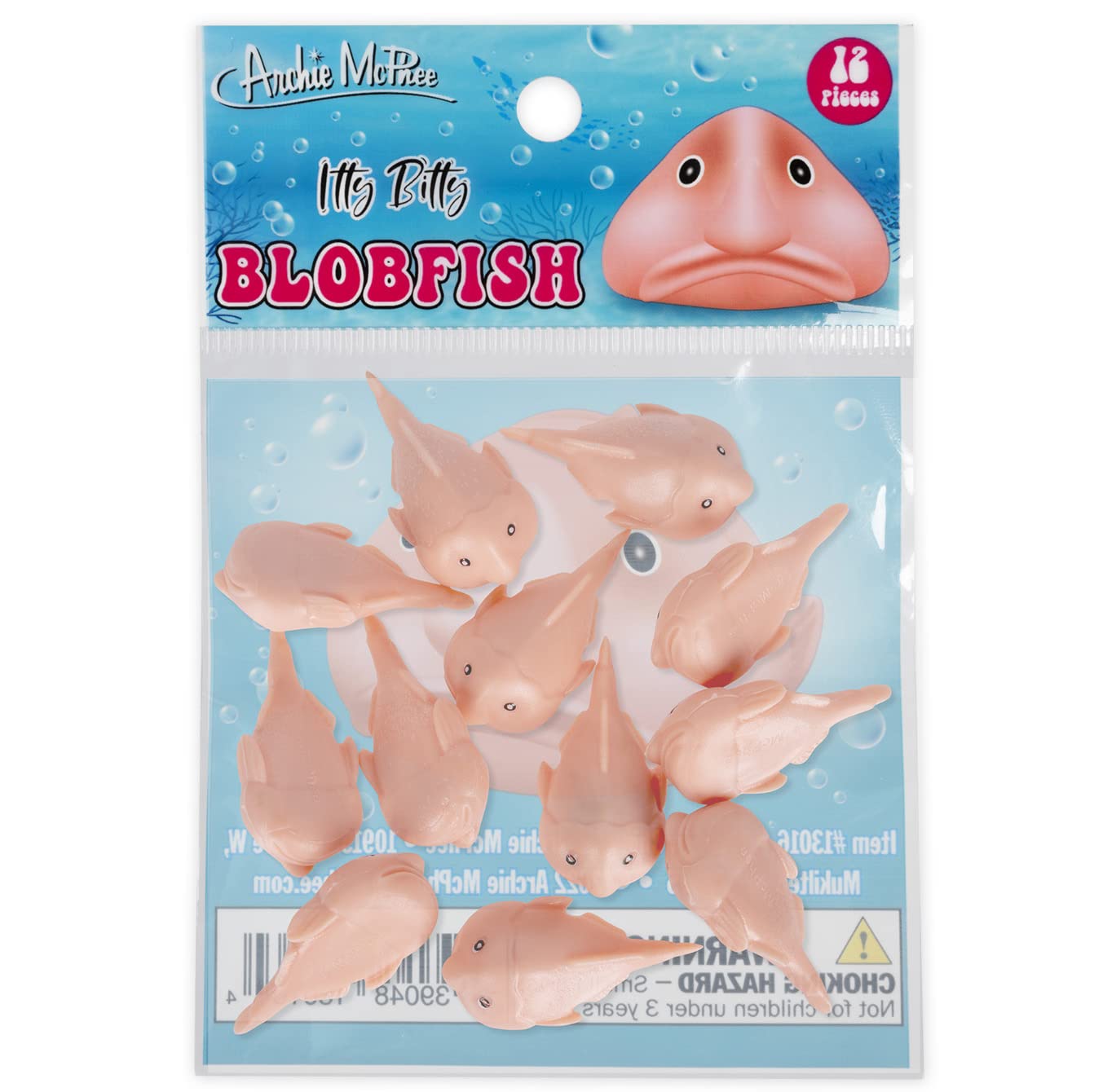 Accoutrements Archie Mcphee Itty Bitty Blobfish 12 Pack