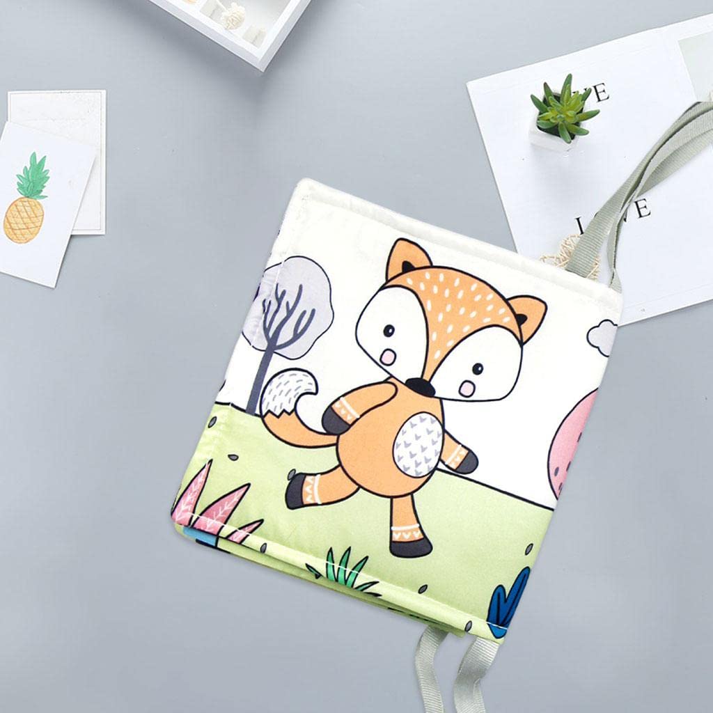 Trendivibe Soft Baby Book Learning To Sensory Book Animal Theme For Toddlers Babies Foxes| Baby Learning Toy | Infant Activity T