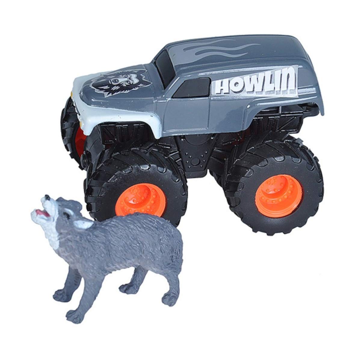 Wild Republic Wolf And Truck, Adventure Gifts For Kids, Imaginative Play Toy, 4'