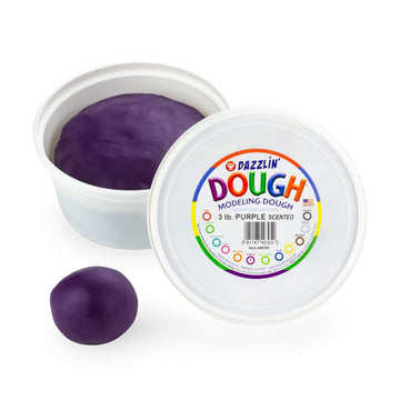 Hygloss Play Modeling Dough - 3Lb. - Easter Basket Stuffer - Scented Dough - Safe & Non-Toxic For Kids Arts & Crafts - Party Favors - Classroom Supplies, Purple
