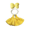 17cm Doll Clothes Set & Outfit Set for 17cm Dolls - enhanced Fashion Dresses with Accessories elegant Chic Doll Clothing & Style Bundle Yellowish White