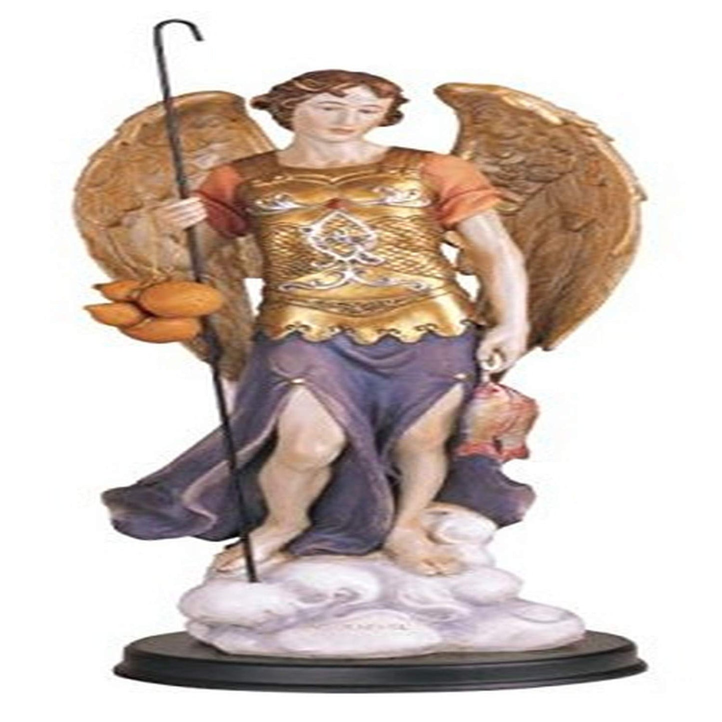 George S. Chen Imports Archangel Raphael Holy Figurine Religious Decor, 12'