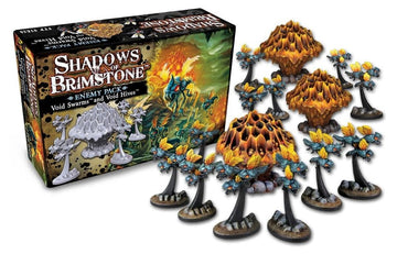 Flying Frog Productions Shadows of Brimstone: Void Swarms & Hives Enemy Pack - Multicolor, Model FYF07E26, Acrylic Material