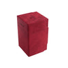Gamegenic Watchtower 100+ XL Convertible Deck Box - Red, Double-Sleeved Card Storage, Plastic, Model GGS20105ML