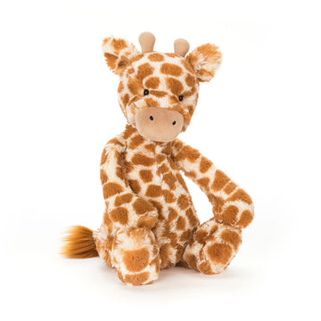 Jellycat Bashful Giraffe Stuffed Animal - Medium 12 Toffee Plush Toy, Classic Children's Gift, Model 067098310759