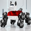 NQD Robot Dog Toy, 360Rotate Remote Control Robot Dog with Dancing & Sound FX, Remote Control Cars RC Stunt Robotic Dogs with LE