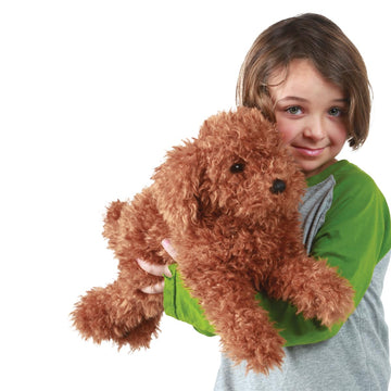Folkmanis Toy Poodle Puppy Hand Puppet