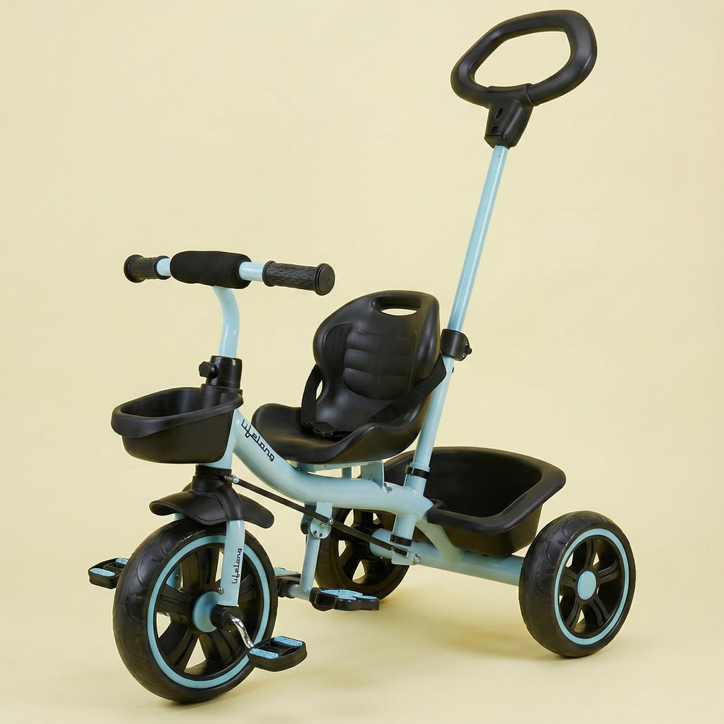 Lifelong Trike Cycle For Kids 2-5 Years - Tricycles For Boy & Girl - Baby - Bicycle For Kids - 3 Eva Wheels, & Basket For Toys -