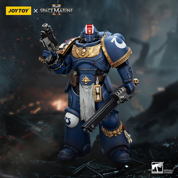 malt-inspiredISE JOYTOY 1/18 Action Figures - Warhammer Space Marine 2 Ultramarines Lieutenant Titus Collectors Edition - 5 Ages 15+