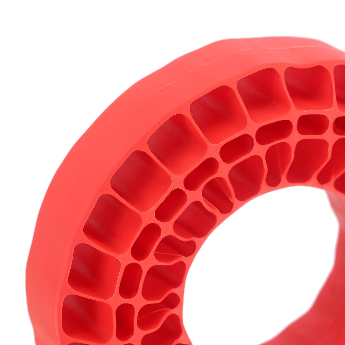INJORA Silicone Rubber Insert Foam Fit - 1.9'' Wheel Tires 118-122mm Foam Fit for 1/10 RC Crawler(Red)