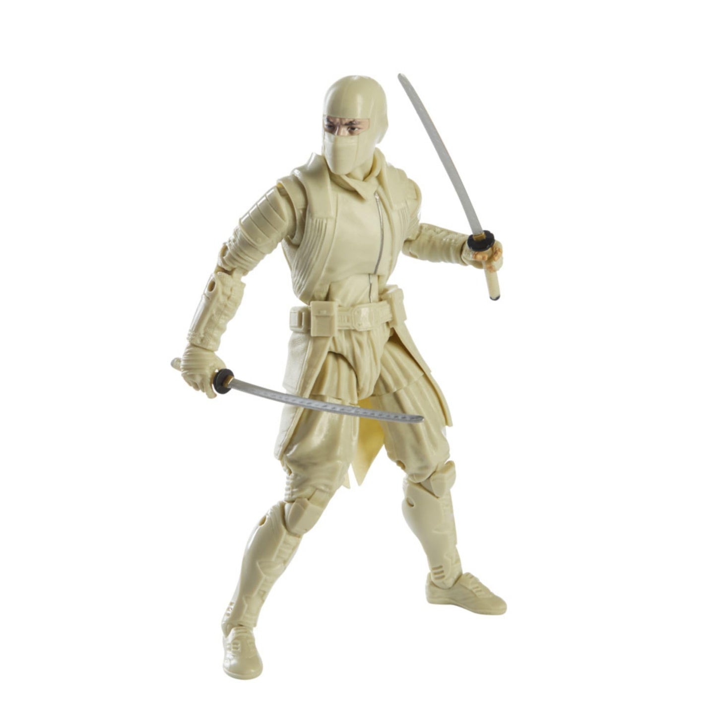 G.I. Joe Classified Series Snake Eyes Action Figure - 6-Inch Premium Toy, Custom Package Art, White, Model E8496