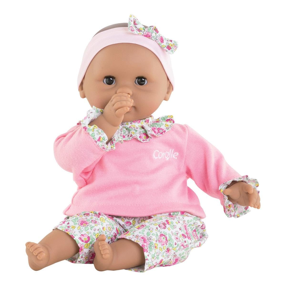 Corolle Bébé Calin Maria Baby Doll - 12' Soft-Body With Sleeping Eyes That Open And Close, Vanilla-Scented - Mon Premier Poupon Collection For Kids Ages 18 Months And Up