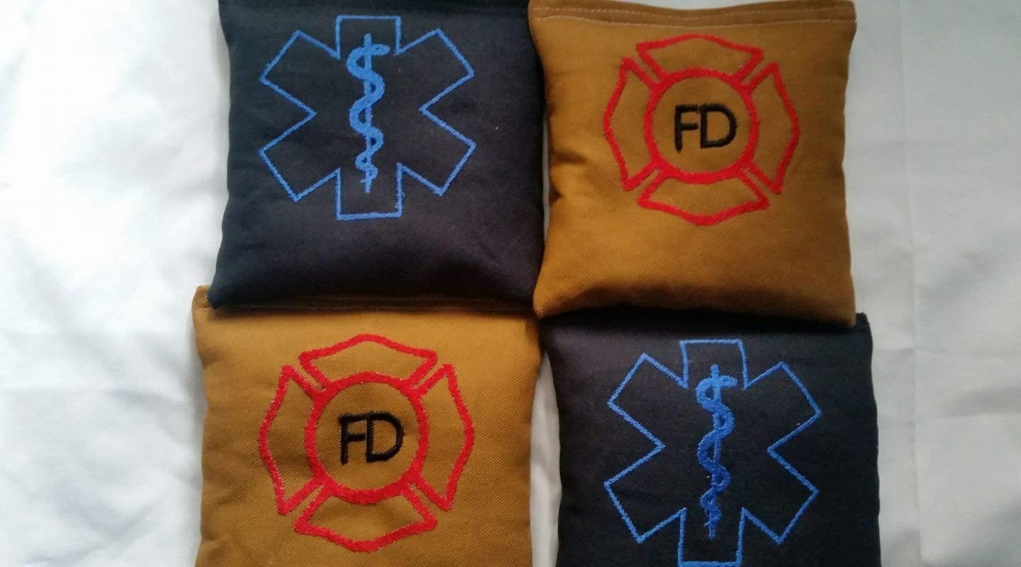 Embroidered Custom Cornhole Bags Personalized