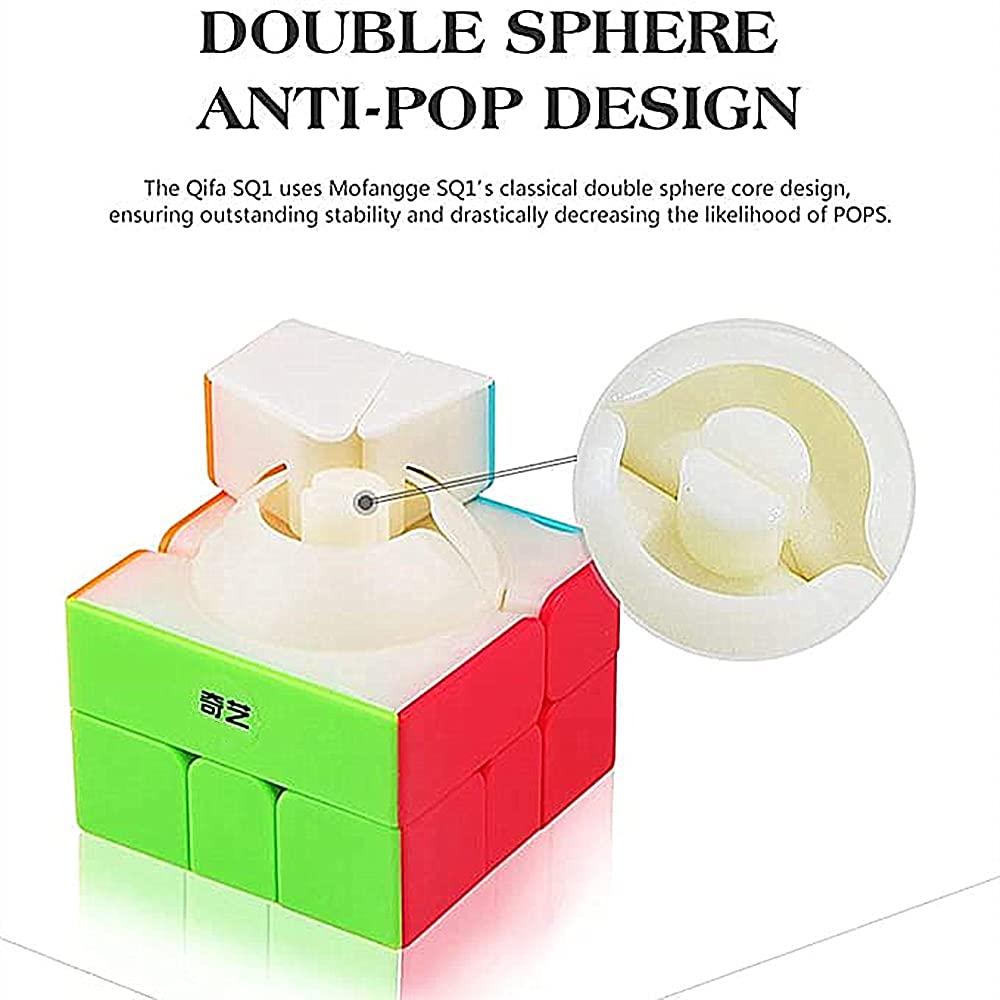 LiangCuber QY Square one Speed Cube Stickerless Qifa Square-1 Magic Cube SQ 1 Puzzle Cubes