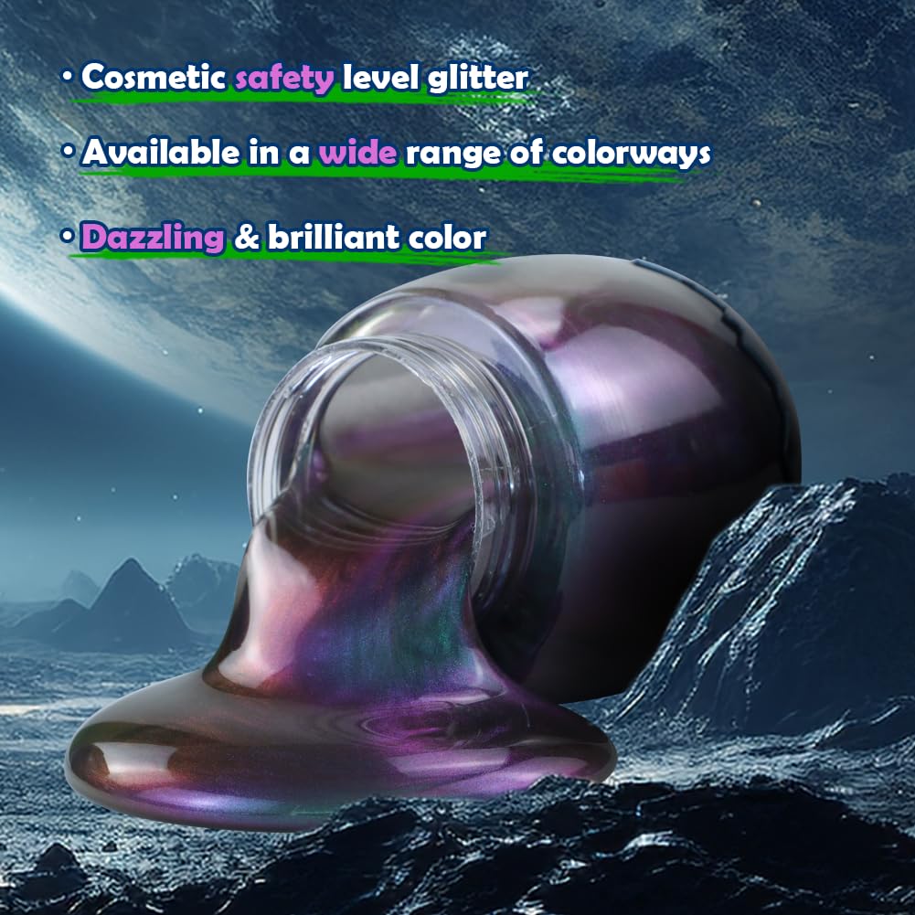 Waterelf Polyester Galaxy Slime - Big Egg Slime Toy For Kids Boys Girls Adults - Perfect For Party Favors, Stress Relief School