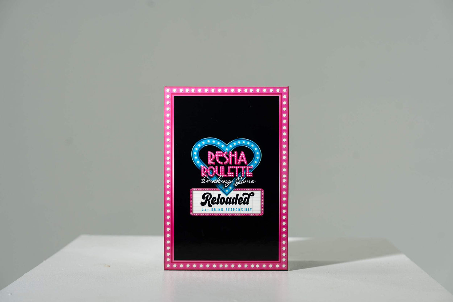 Caresha Please Resha Roulette Drinking Game Reloaded, Fun Card Games, 21+ Drinking Game Set With Spinner, Dare Cards, And Play M