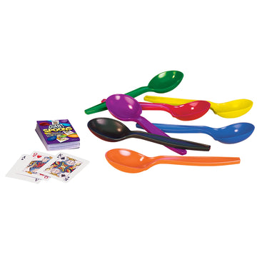 Giant Spoons, Card Games For Kids - Spoons Game, Deck Of Cards, Fun Family Games For Kids And Adults, Playing Cards, Game Night, Travel Games, 3-6 Multi-Player Card Game, Games For Adults, Ages 7+