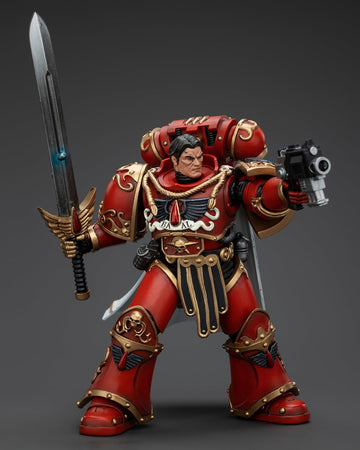 Pipigirl JoyToy GW 30K Genuine License 1:18 Action Figure Blood Angels Legion Praetor with Paragon cutting edge 5.11 inch Collectible Action Figures Kits