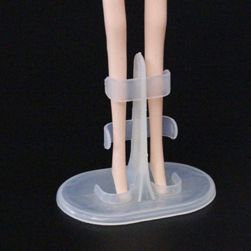 10Pcs Clear Doll Stands Display Holder Doll Accessories Fit For 11 Inches Or Less Doll Display