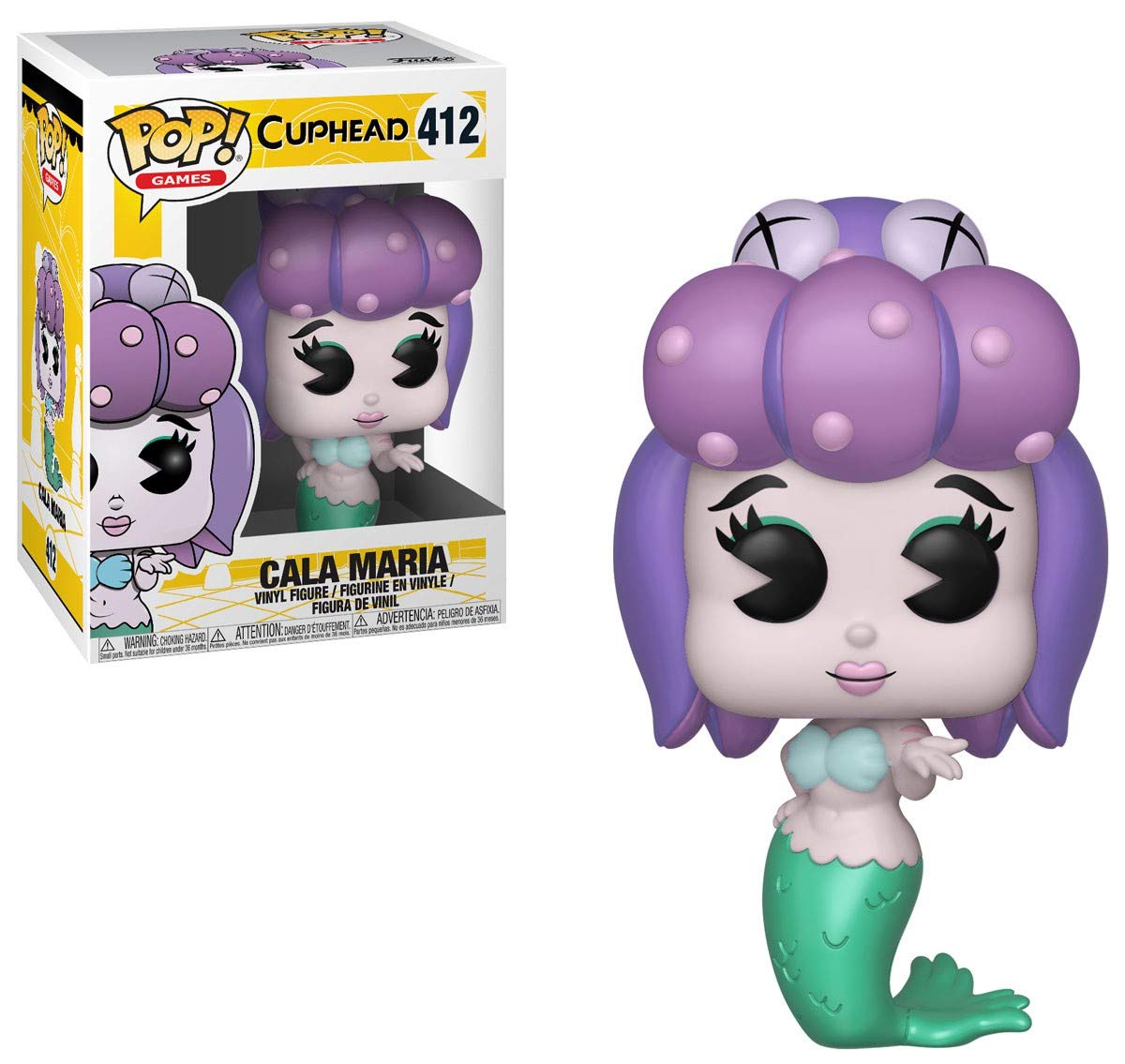 Funko Pop Games: Cuphead - Cala Maria Collectible Figure, Multicolor