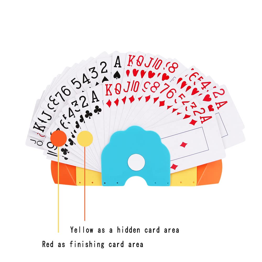 Szlishuo Card Holders For Playing Cards Hands-Free Playing Card Holder For Kids And Adults, Cards Game Holder For Poker Parties,