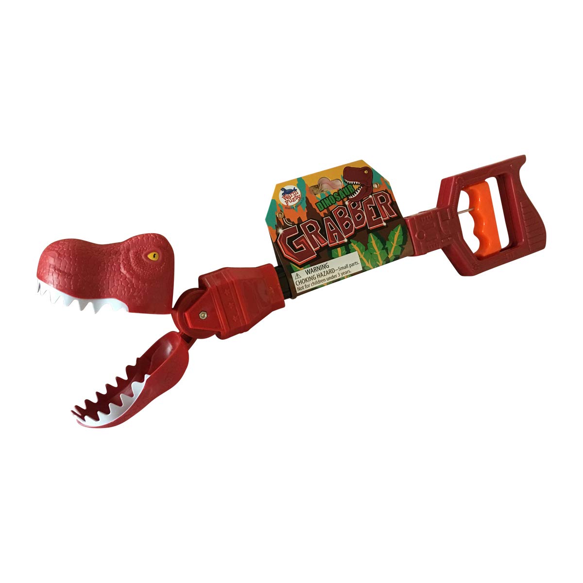 WARM FUZZY Dinosaur Grabber Toy - Durable 21” Plastic Hand Grabber for Kids, Perfect for Parties and Goodie Bags