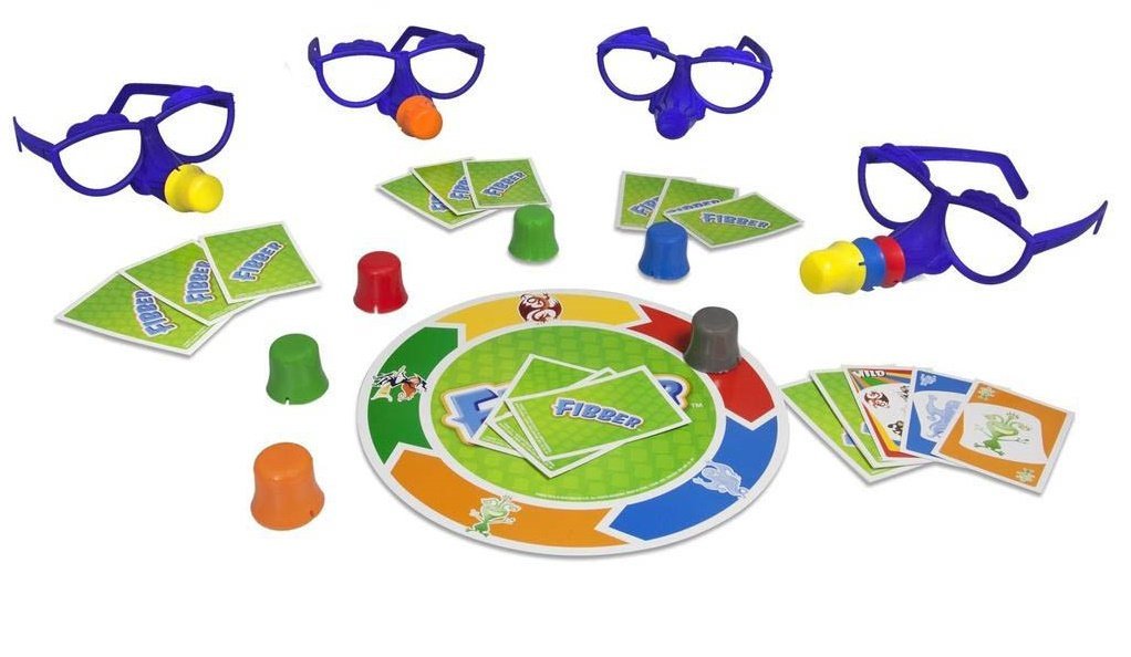 Spin Master Games Fibber Board Game - Medium Multicolor Cardstock, Model 6021884