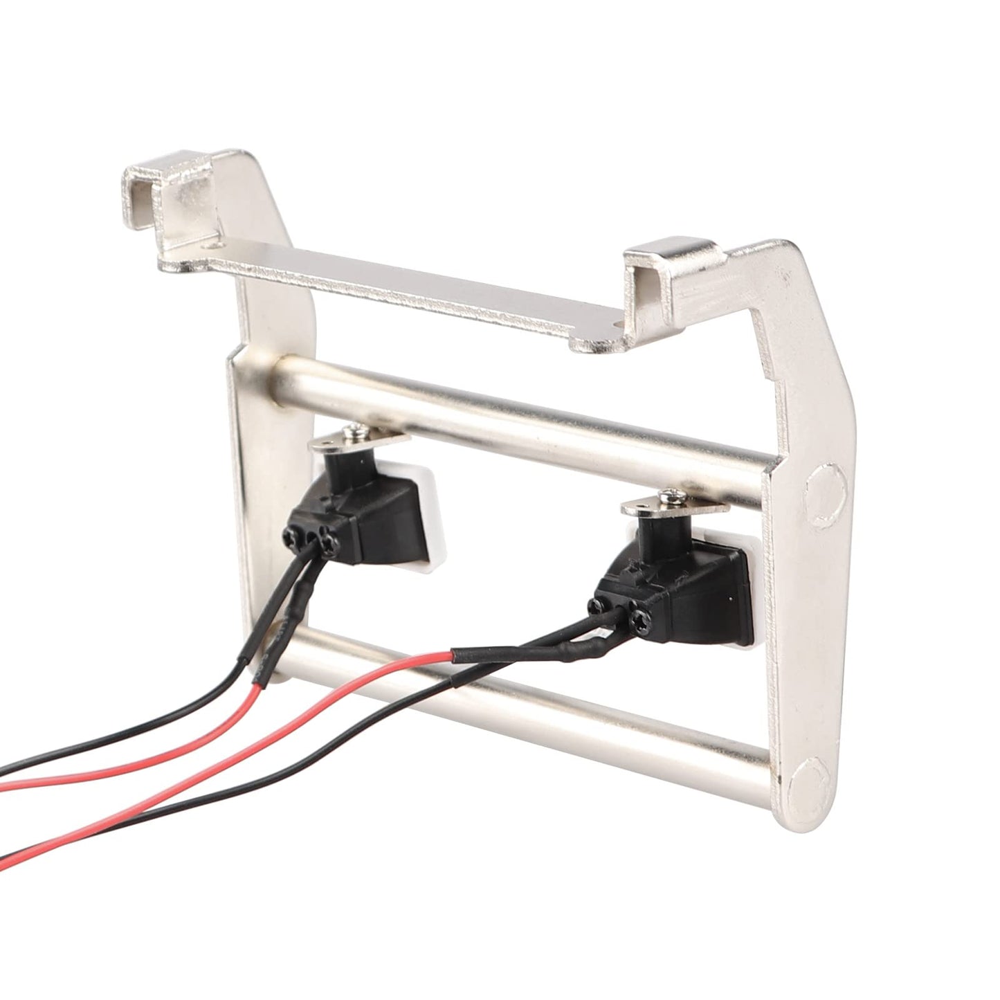 ACEKEEPS Front Metal Bumper w/Lights for 1/10 Traxxas TRX-4 Ford Bronco Crawler