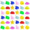 Fingooo 36 Pcs Mochi Squishy Ocean Animal Toys, 9 Styles Mini Kawaii Sea Animal Squeeze Toys Party Favors For Kids School Classr