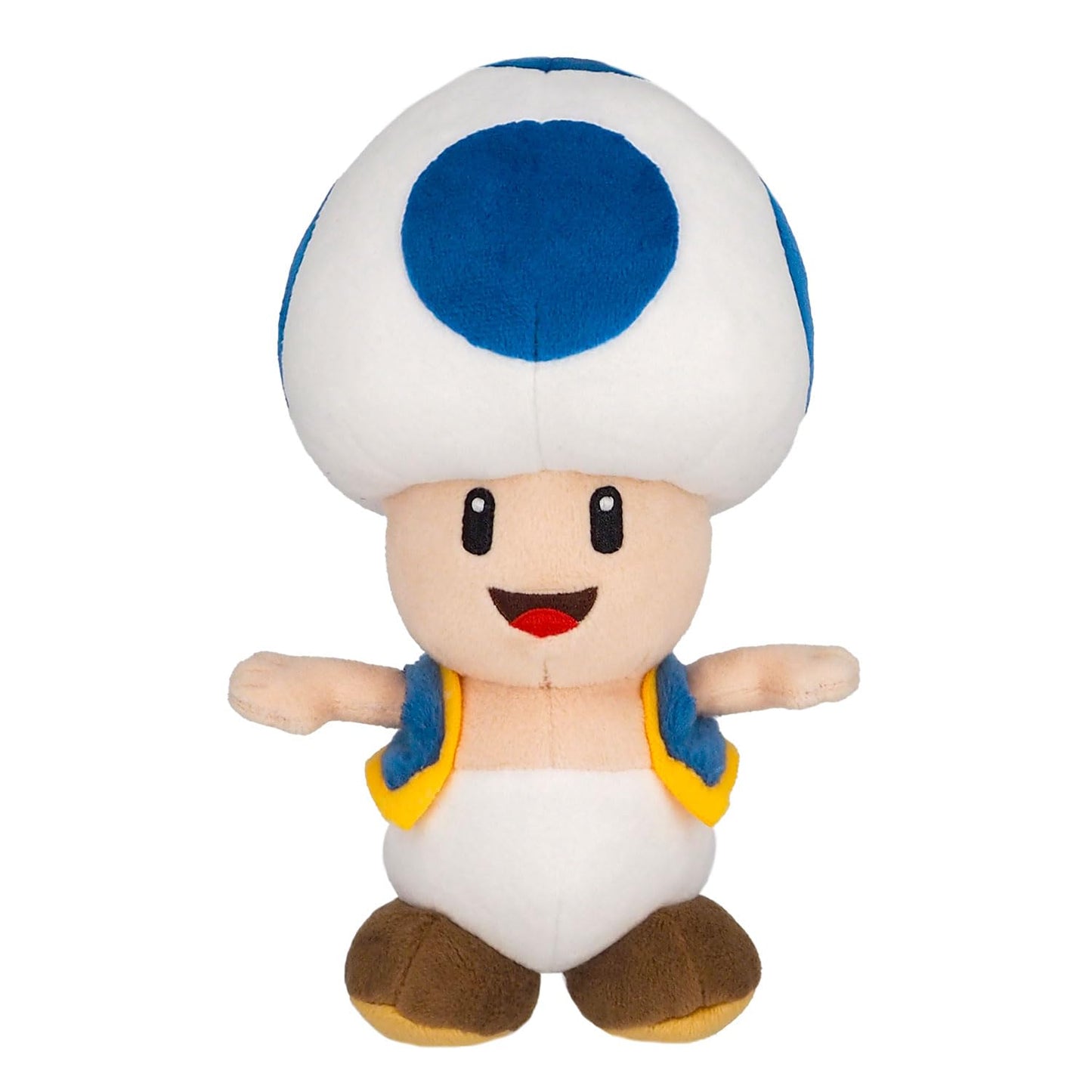 Sanei Super Mario All Star Collection AC31 Blue Toad 8'' Plush