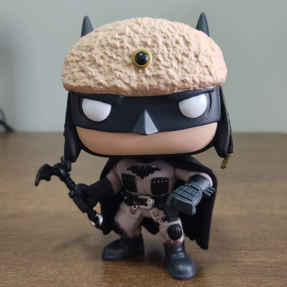 Funko Pop! Heroes Red Son Batman Vinyl Figure, Multicolor, Standard Size, Model 37261, 80th Anniversary Edition