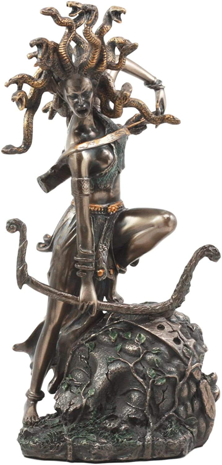 Pacific Giftware PTC Medusa Greek Statue Figurine Mythology Gorgon