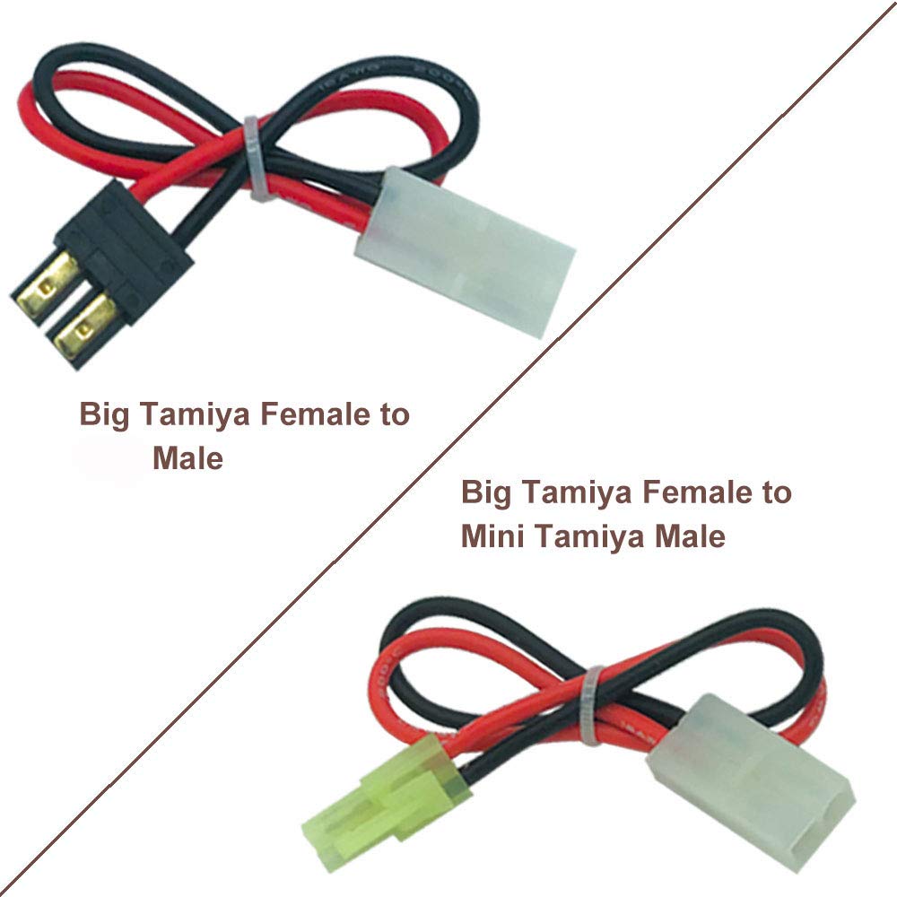 RC Car Battery Charger for NiMH/NiCd Battery Packs Charger, 9.6V 7.2V 8.4V Battery Charger with Tamiya Plug Charger for Traxxas