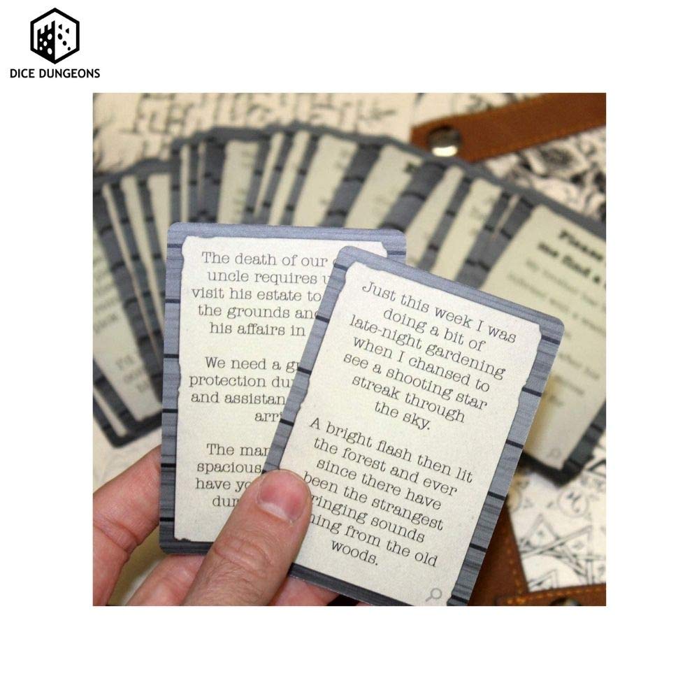 Dice Dungeons Quest Decks: Eldritch Omens | Fantasy Horror Roleplaying Open-Ended Quest Prompt Cards
