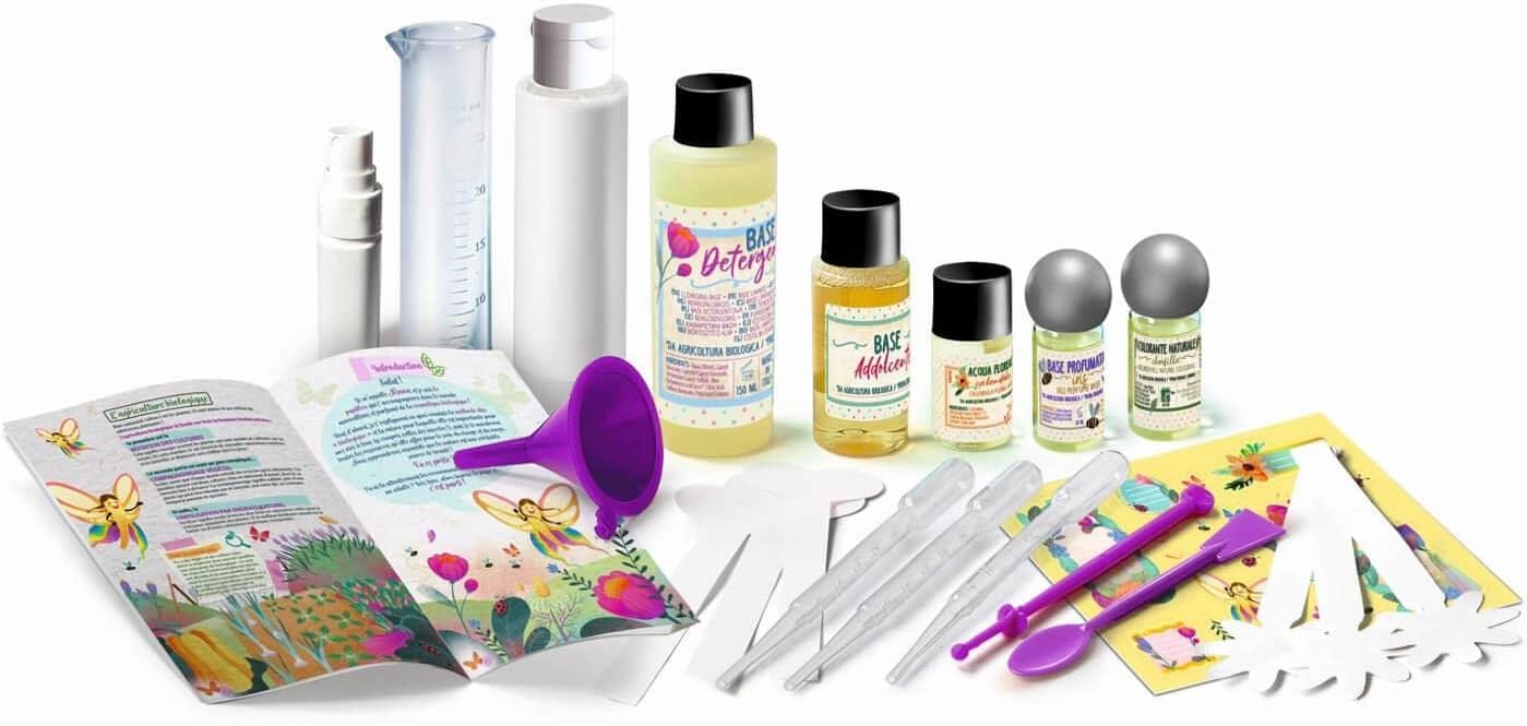 Clementoni - Science Lab-La Bio Cosmetique-Play For Future-Laboratory Child-Scientific Game-French Version, Made In Italy, 8 Years And More, 52487